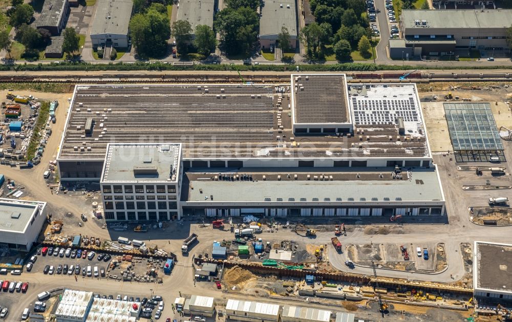 Luftaufnahme Dortmund - Neubau des Logistikzentrums Geldspeicher der Deutschen Bundesbank in Dortmund im Bundesland Nordrhein-Westfalen