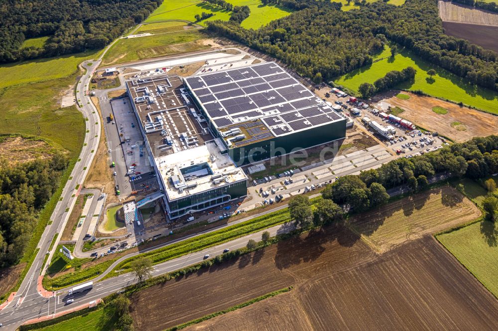 Luftaufnahme Dorsten - Neubau des Logistikzentrums der Levi Strauss & Co. Europe in Dorsten im Bundesland Nordrhein-Westfalen, Deutschland