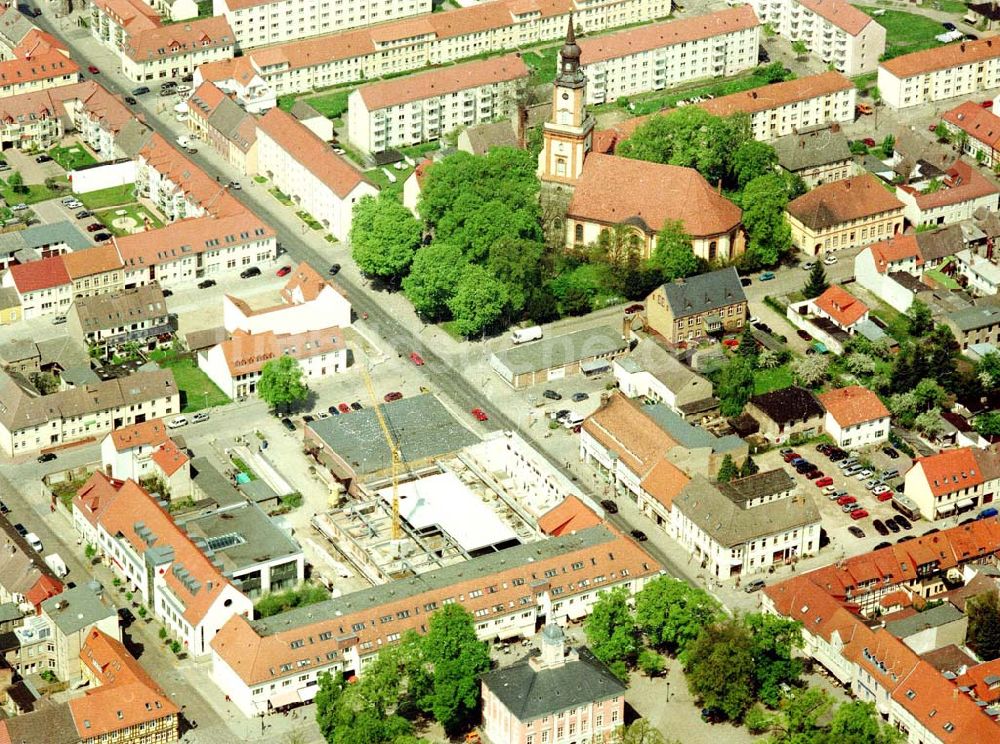 Luftbild Templin / Brandenburg - Neubau am Markt in Templin / Brandenburg