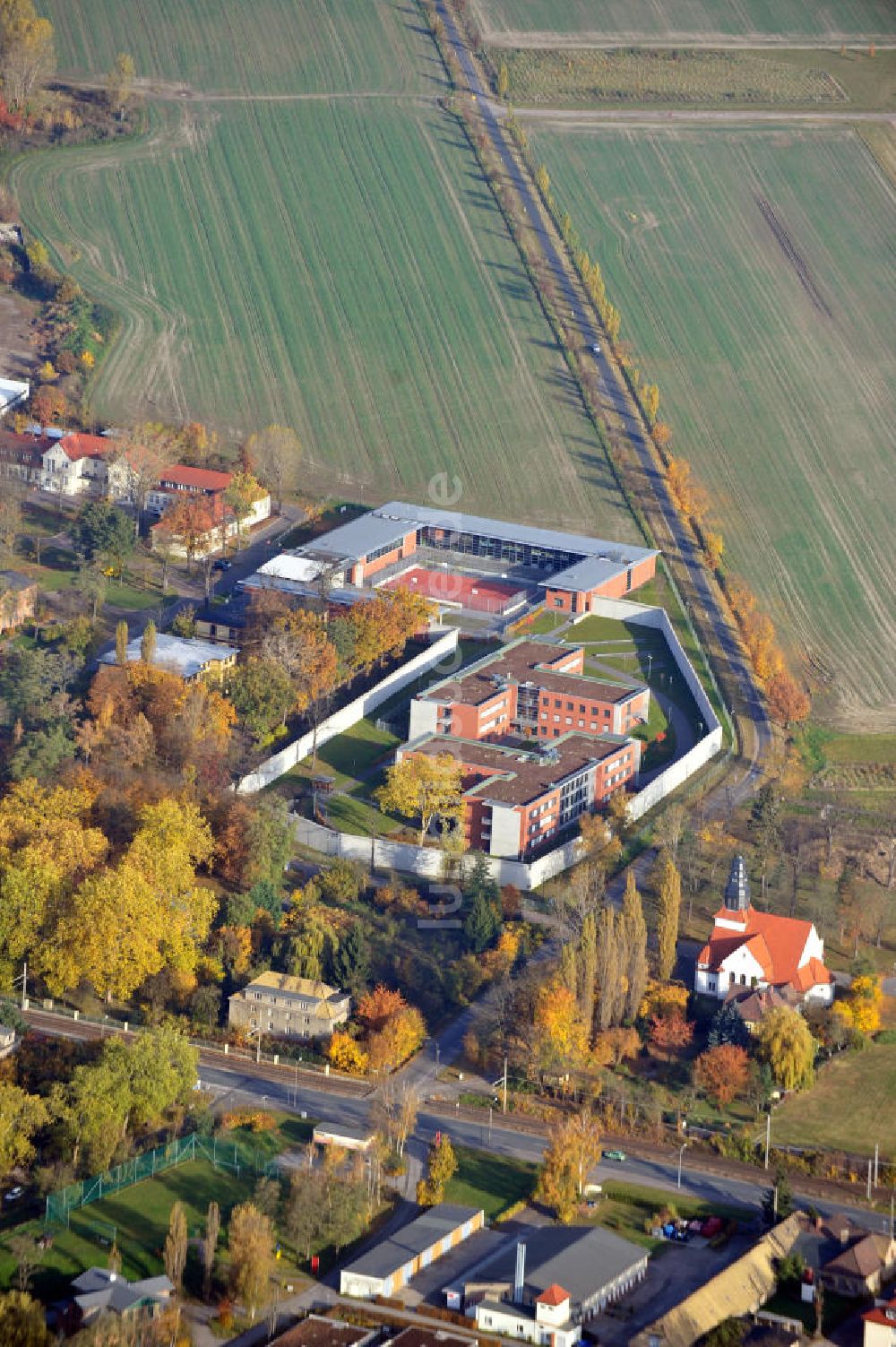 Luftaufnahme Leipzig  Schkeuditz OT Altscherbitz  Neubau für den