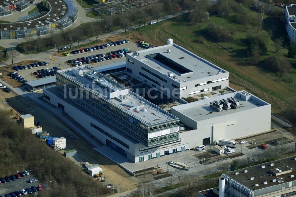 Luftaufnahme Göttingen - Neubau des Max-Planck-Institut für Sonnensystemforschung in Göttingen im Bundesland Niedersachsen