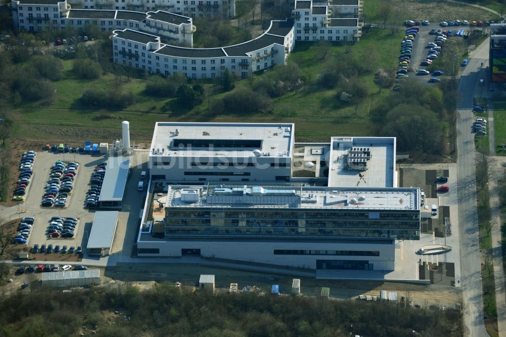 Luftaufnahme Göttingen - Neubau des Max-Planck-Institut für Sonnensystemforschung in Göttingen im Bundesland Niedersachsen