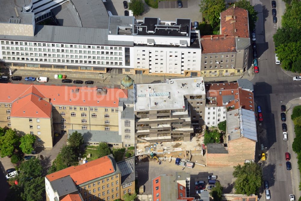 Berlin aus der Vogelperspektive: Neubau Mehrfamilienhaus Metropolenhaus II in Berlin-Kreuzberg