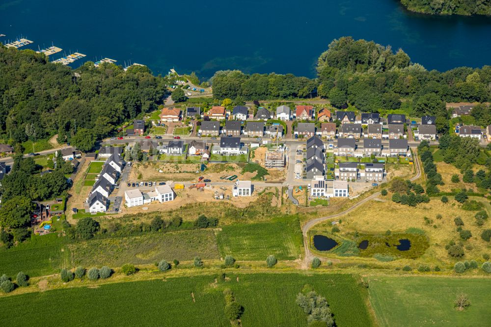 Luftaufnahme Baerl - Neubau einer Mehrfamilienhaus-Wohnanlage in Baerl im Bundesland Nordrhein-Westfalen, Deutschland