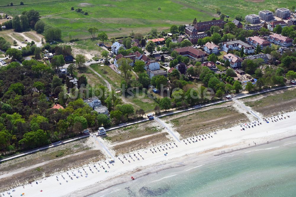 Ostseebad Boltenhagen von oben - Neubau einer Mehrfamilienhaus-Wohnanlage Baltic-Quartier in Ostseebad Boltenhagen im Bundesland Mecklenburg-Vorpommern, Deutschland