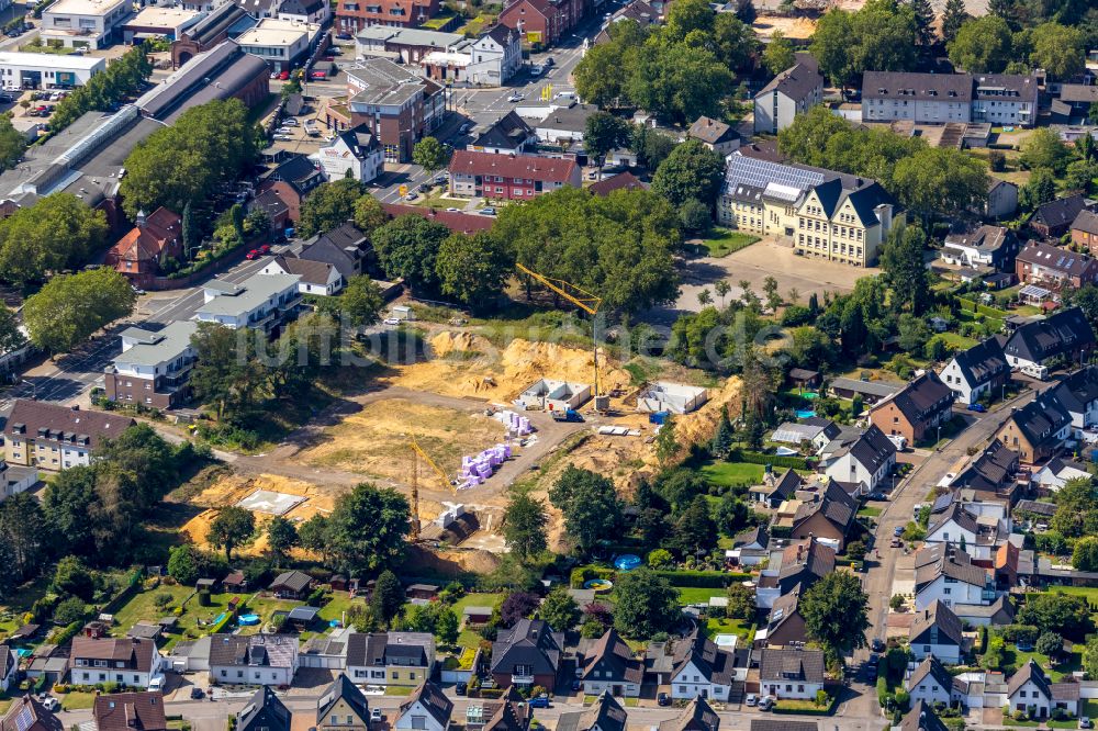 Luftbild Bottrop - Neubau einer Mehrfamilienhaus-Wohnanlage in Bottrop im Bundesland Nordrhein-Westfalen, Deutschland