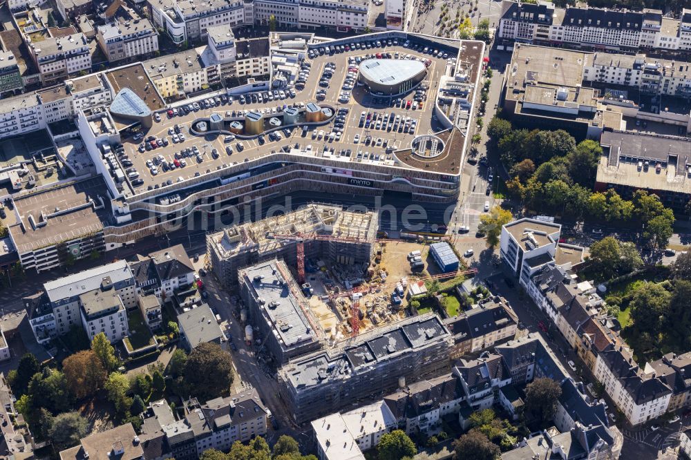 Luftbild Mönchengladbach - Neubau einer Mehrfamilienhaus-Wohnanlage Croonsquartier in Mönchengladbach im Bundesland Nordrhein-Westfalen, Deutschland