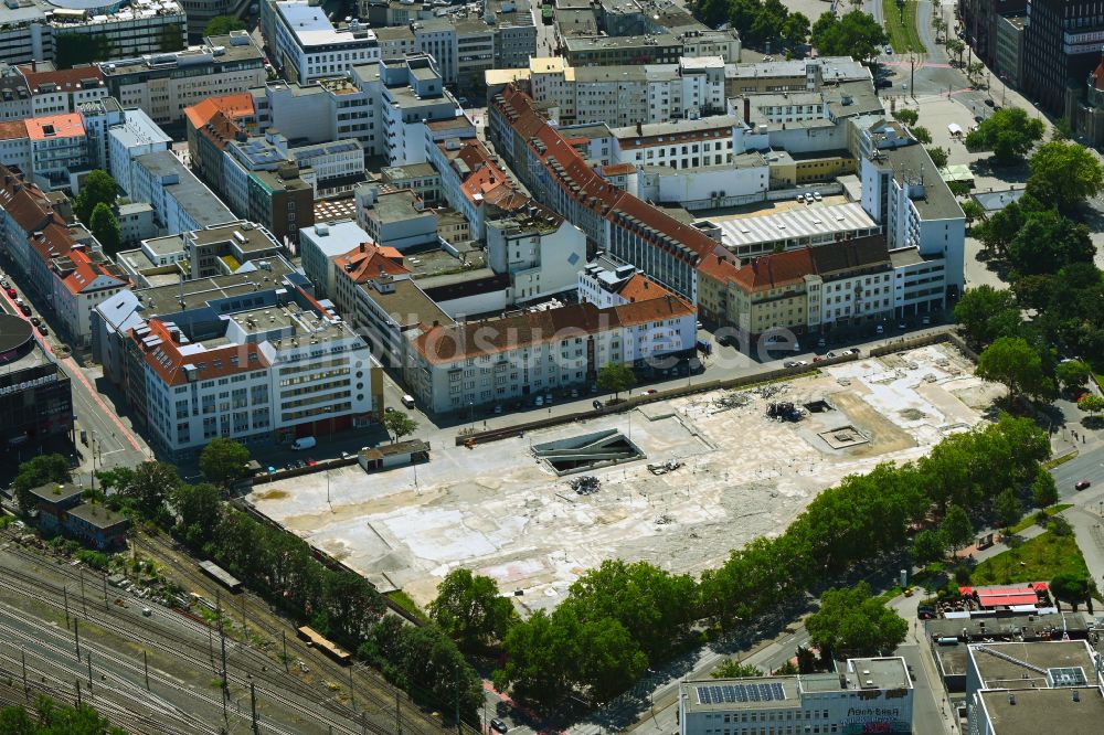 Luftbild Hannover - Neubau einer Mehrfamilienhaus-Wohnanlage in Hannover im Bundesland Niedersachsen, Deutschland