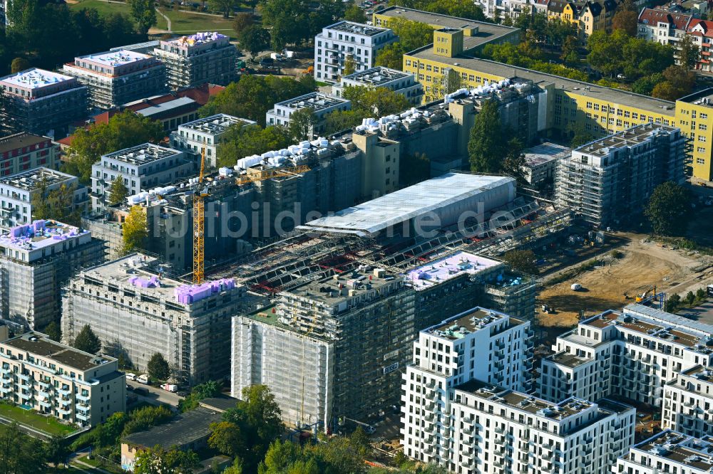 Luftaufnahme Berlin - Neubau einer Mehrfamilienhaus-Wohnanlage Havelufer-Quartier in Berlin, Deutschland