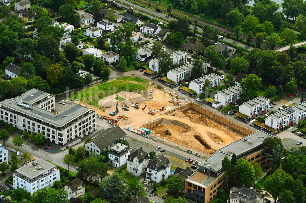 Luftbild Bad Honnef - Neubau einer Mehrfamilienhaus-Wohnanlage Klinkerhöfe Rhöndorf in Bad Honnef im Bundesland Nordrhein-Westfalen, Deutschland