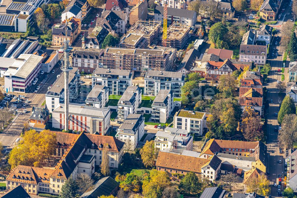 Luftbild Lahr/Schwarzwald - Neubau einer Mehrfamilienhaus-Wohnanlage Lotzbeckstraße - Jammstraße in Lahr/Schwarzwald im Bundesland Baden-Württemberg, Deutschland