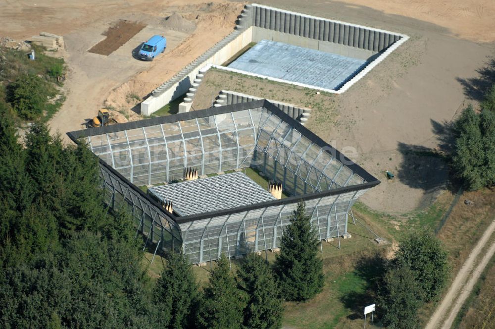 Luftbild Lindenberg - Neubau am Meteorologischen Observatorium Lindenberg bei Beeskow