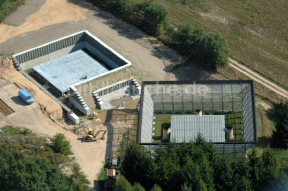 Lindenberg aus der Vogelperspektive: Neubau am Meteorologischen Observatorium Lindenberg bei Beeskow