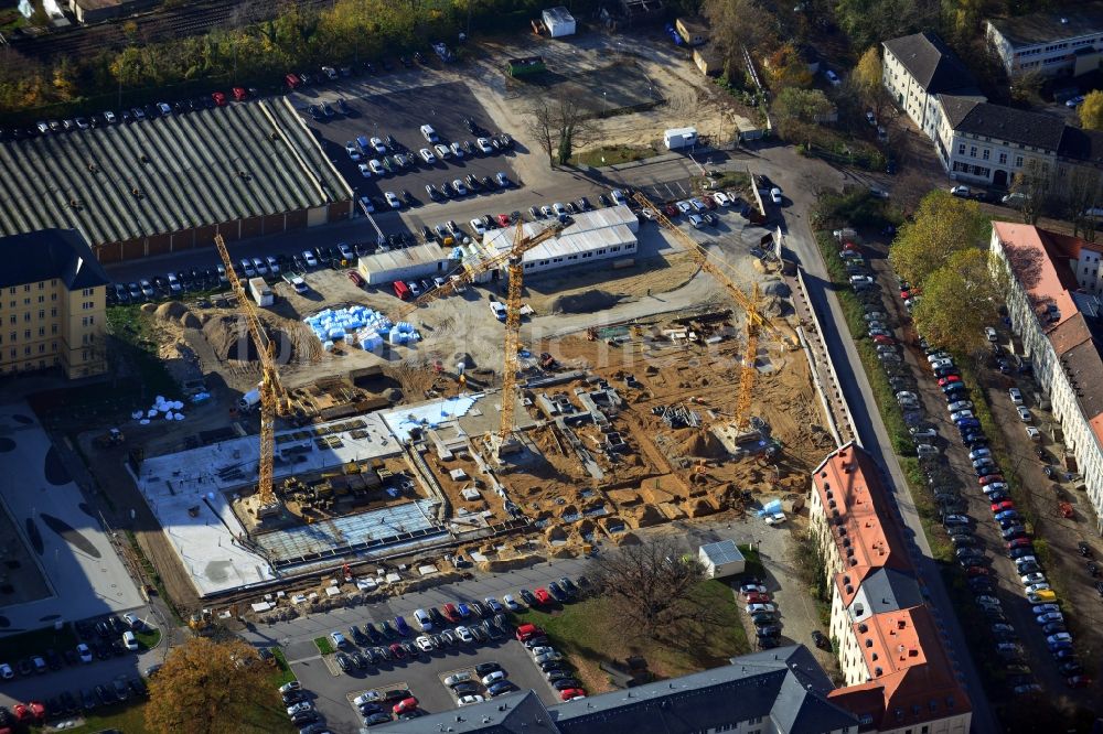 Luftbild Potsdam - Neubau von Ministerien in Potsdam im Bundesland Brandenburg