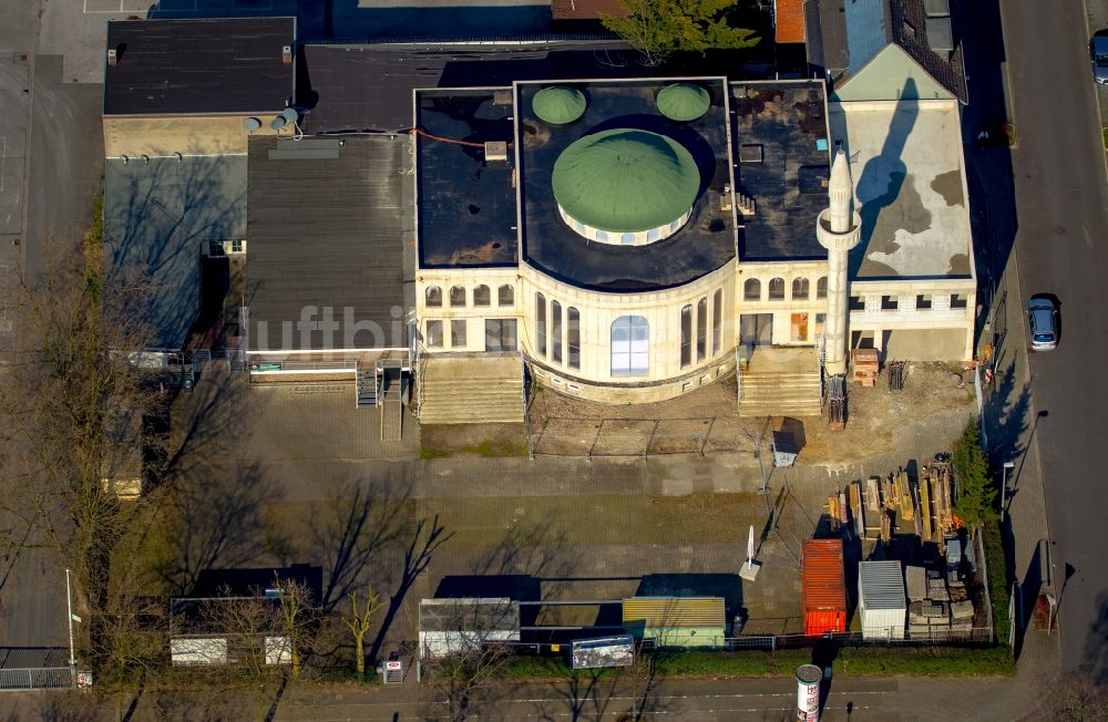 Oberhausen aus der Vogelperspektive: Neubau der Moschee in Oberhausen im Bundesland Nordrhein-Westfalen