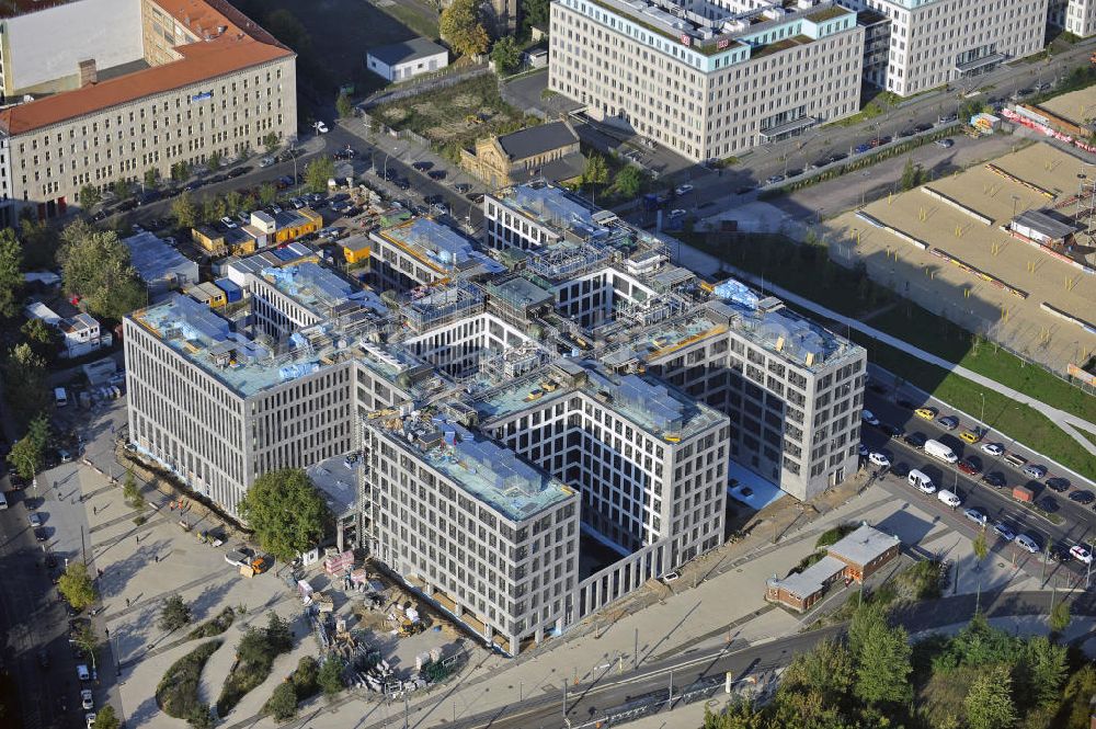 Luftaufnahme Berlin - Neubau Nordbahnhof Carree Berlin