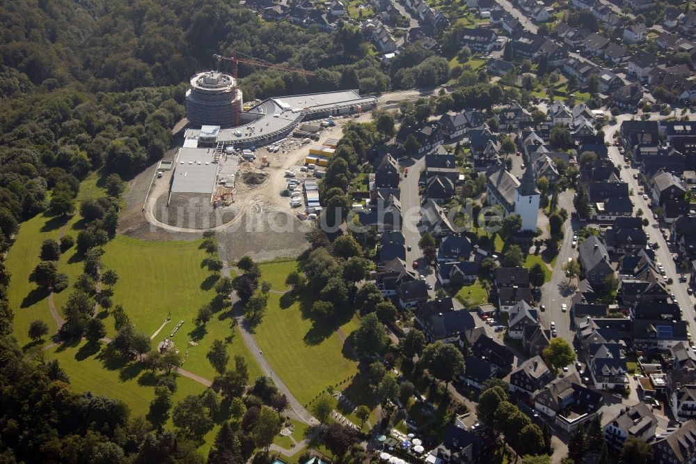 Luftaufnahme Winterberg - Neubau Oversum Vital Resort in Winterberg im Hochsauerland im Bundesland Nordrhein-Westfalen