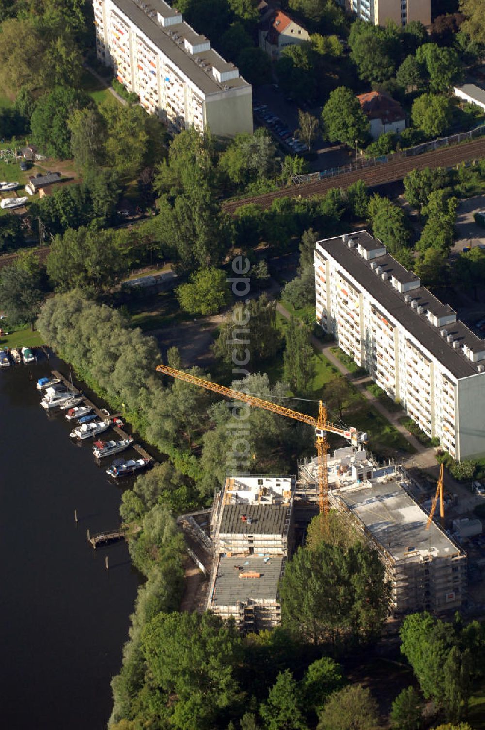 Potsdam aus der Vogelperspektive: Neubau Pflegeheim Havelpalais in Potsdam