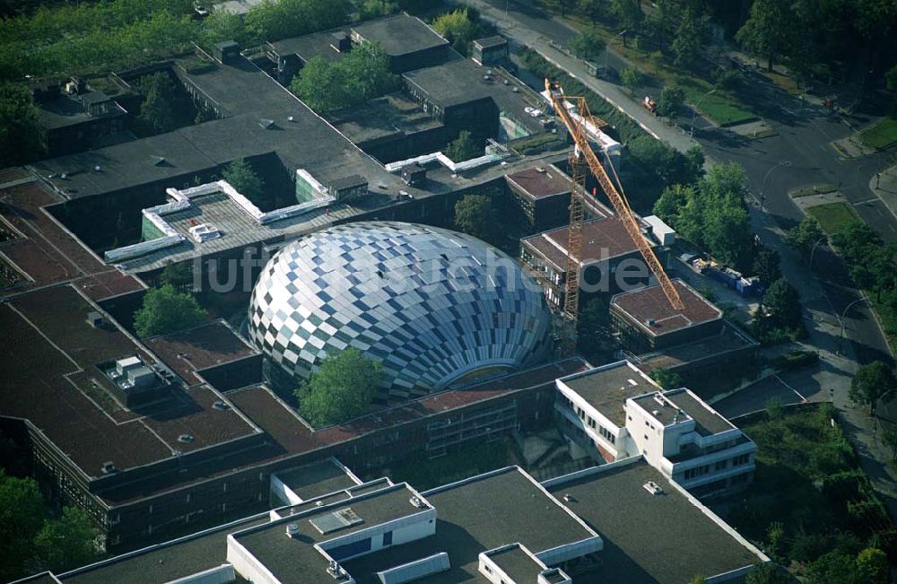 Berlin von oben - Neubau der Philologischen Bibliothek der FU Berlin Dahlem