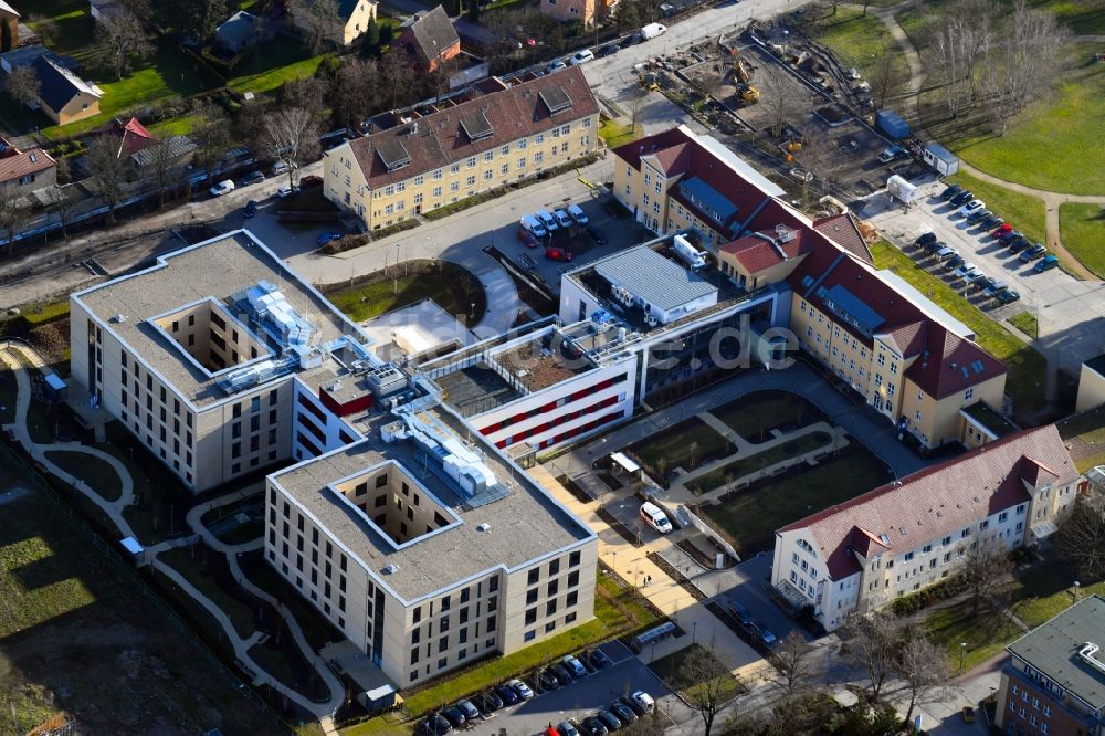 Luftaufnahme Berlin - Neubau der Psychiatrischen Klinik Vivantes Klinikum Hellersdorf in Berlin