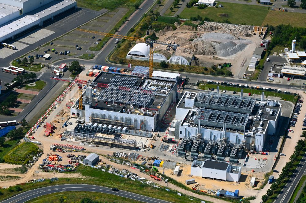 Mittenwalde aus der Vogelperspektive: Neubau des Rechenzentrums in Mittenwalde im Bundesland Brandenburg, Deutschland