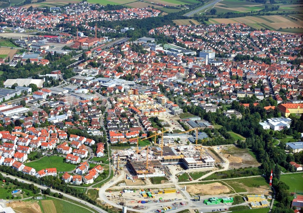 Luftbild Winnenden - Neubau der Rems-Murr - Klinik Winnenden im Bundesland Baden-Württemberg