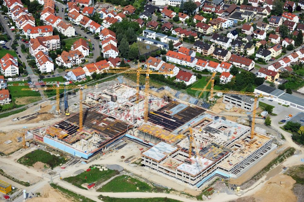 Luftaufnahme Winnenden - Neubau der Rems-Murr - Klinik Winnenden im Bundesland Baden-Württemberg