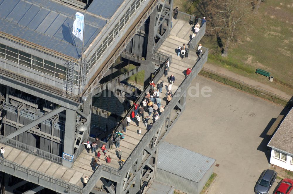 Luftbild Niederfinow - Neubau des Schiffshebewerkes Niederfinow Nord