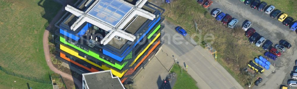 Göttingen aus der Vogelperspektive: Neubau des Schüler- Labors XLAB in Göttingen im Bundesland Niedersachsen