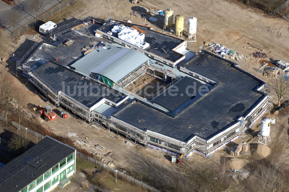 Luftbild Hennigsdorf - Neubau an der Schönwalder Straße in Hennigsdorf bei Berlin