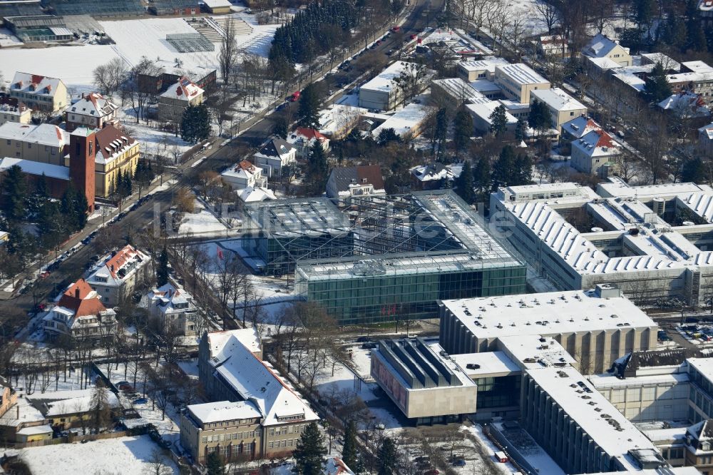 Luftbild Berlin - Neubau des Seminaris Campus Hotel Berlin Fabeckstraße in Berlin Dahlem