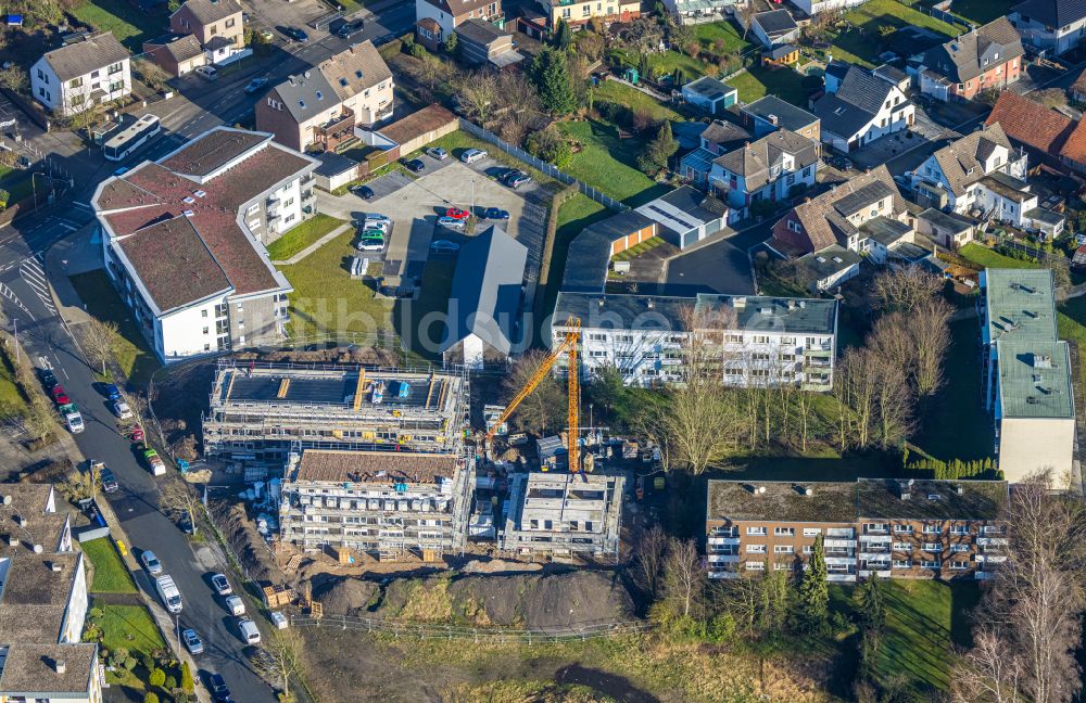 Hamm aus der Vogelperspektive: Neubau Seniorenzentrum in Hamm im Bundesland Nordrhein-Westfalen, Deutschland