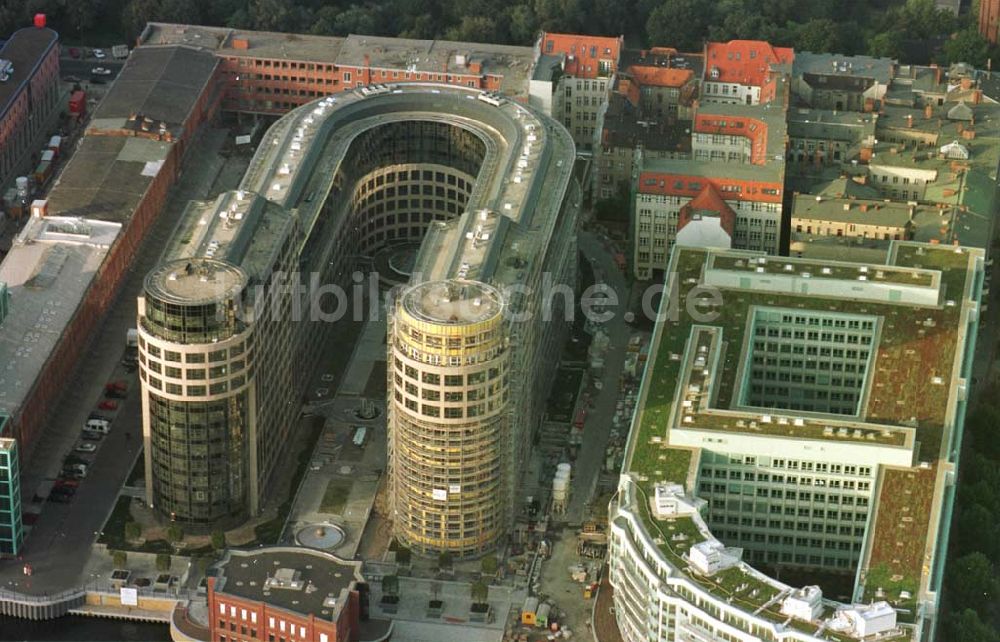 Luftaufnahme Berlin - 02.10.94 Neubau Spree-Bogen in Moabit