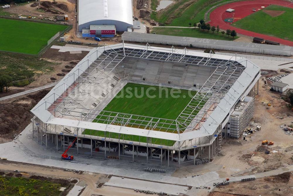 Luftaufnahme Magdeburg - Neubau Stadion Magdeburg