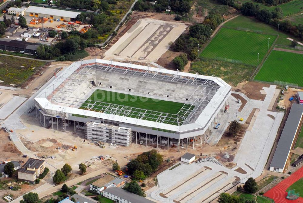 Luftaufnahme Magdeburg - Neubau Stadion Magdeburg