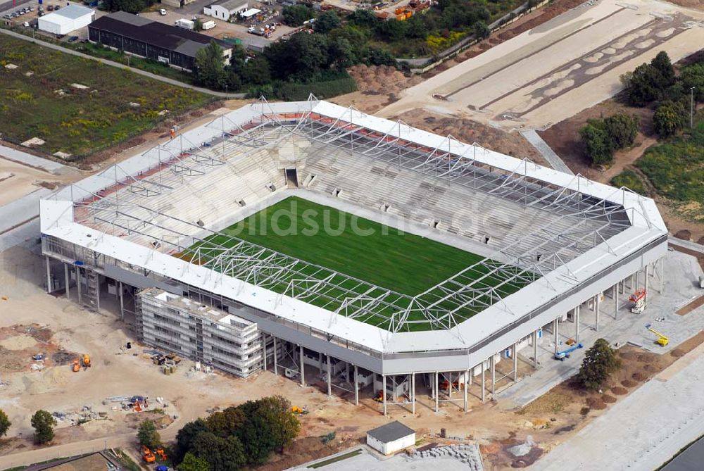 Luftaufnahme Magdeburg - Neubau Stadion Magdeburg