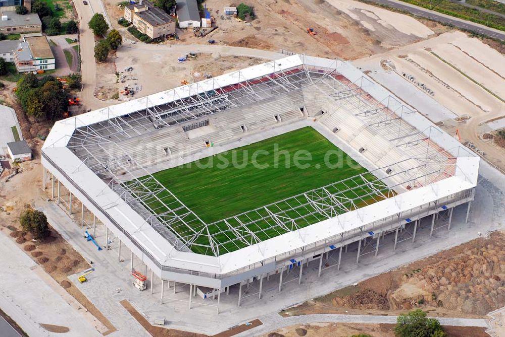 Luftaufnahme Magdeburg - Neubau Stadion Magdeburg