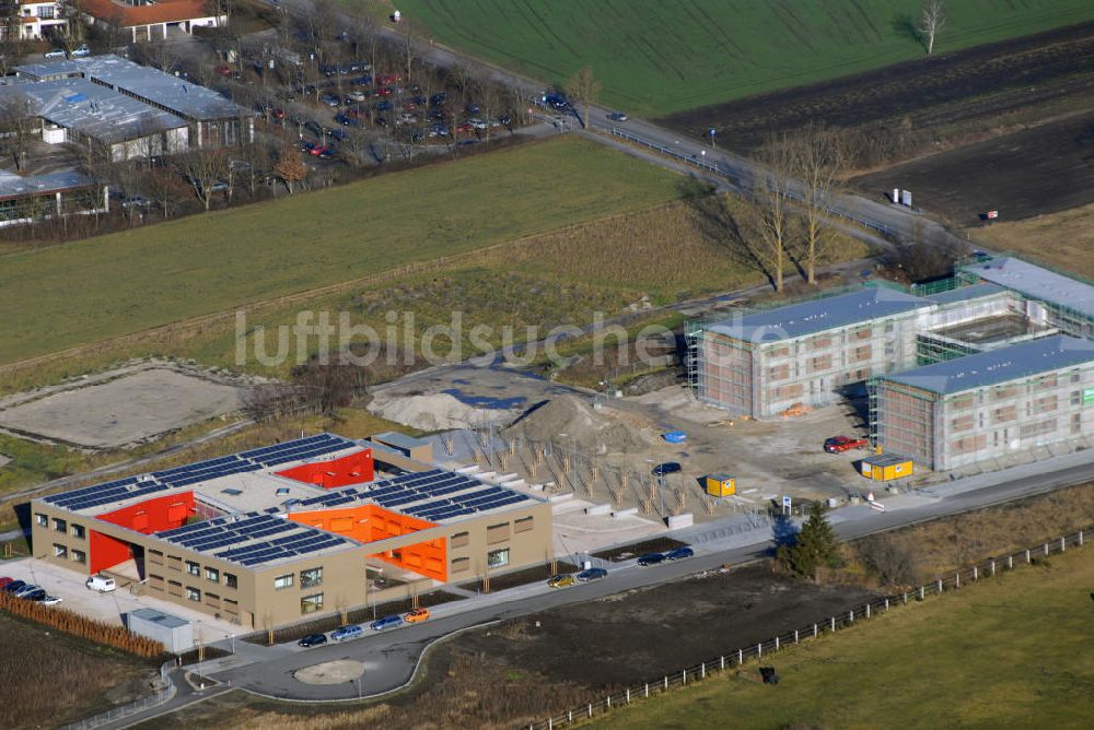 Dachau aus der Vogelperspektive: Neubau am Stadtrand von Dachau