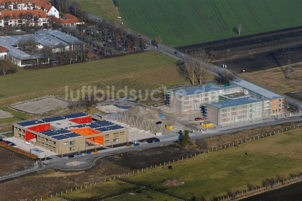 Luftbild Dachau - Neubau am Stadtrand von Dachau