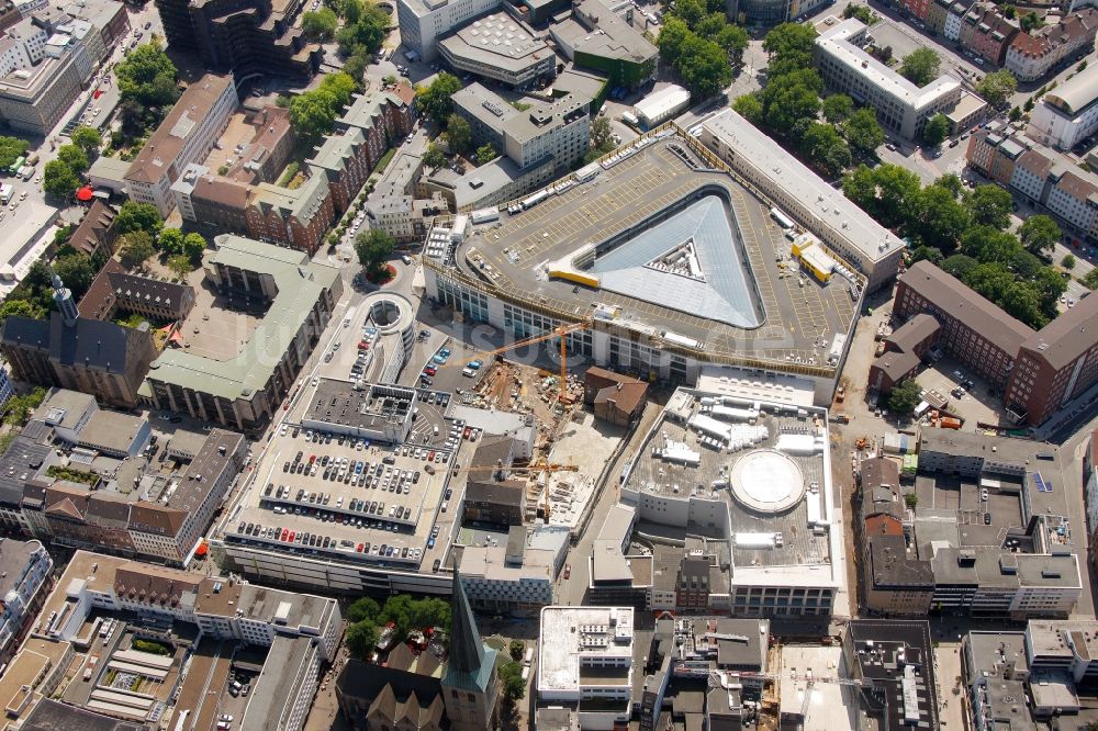 Luftaufnahme Dortmund - Neubau der Thier-Galerie in Dortmund im Bundesland Nordrhein-Westfalen