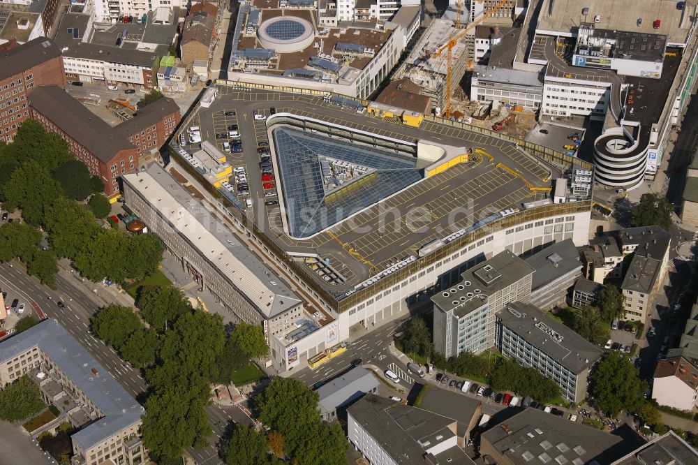 Dortmund aus der Vogelperspektive: Neubau der Thier-Galerie in Dortmund im Bundesland Nordrhein-Westfalen