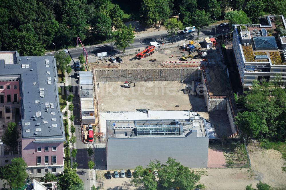 Luftbild Berlin - Neubau der Türkischen Botschaft in Berlin