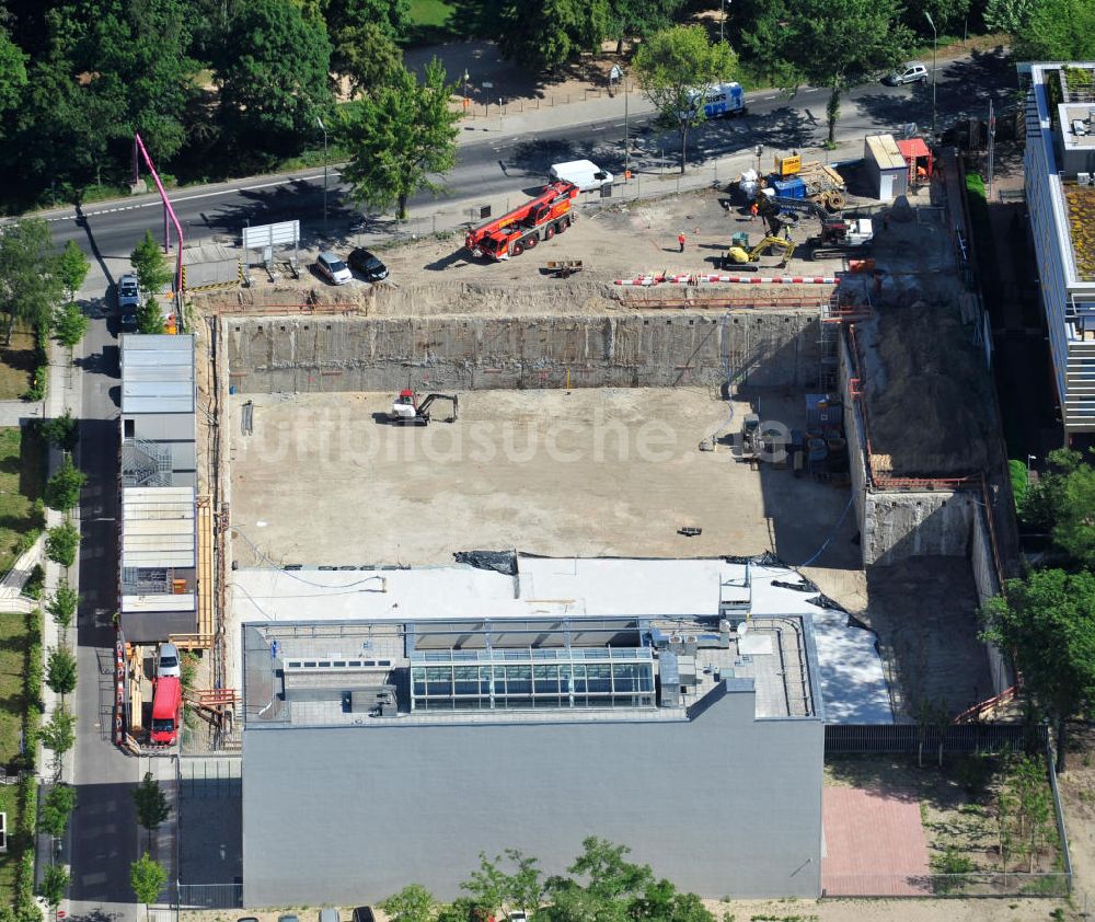 Luftaufnahme Berlin - Neubau der Türkischen Botschaft in Berlin