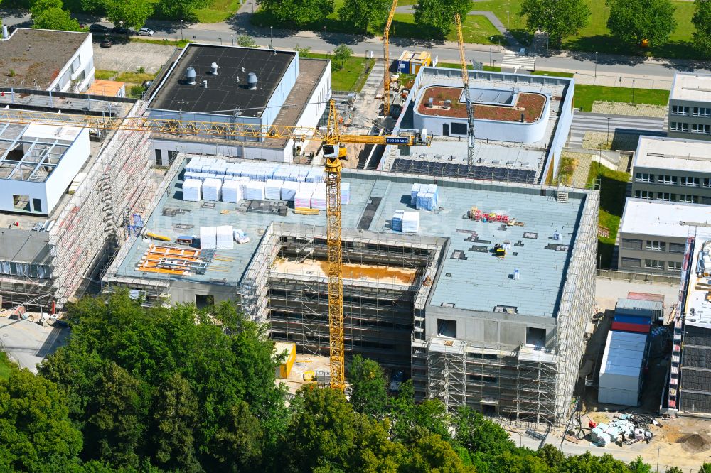 Luftbild Bielefeld - Neubau im Universitäts- Bereich Campus Süd in Bielefeld im Bundesland Nordrhein-Westfalen, Deutschland