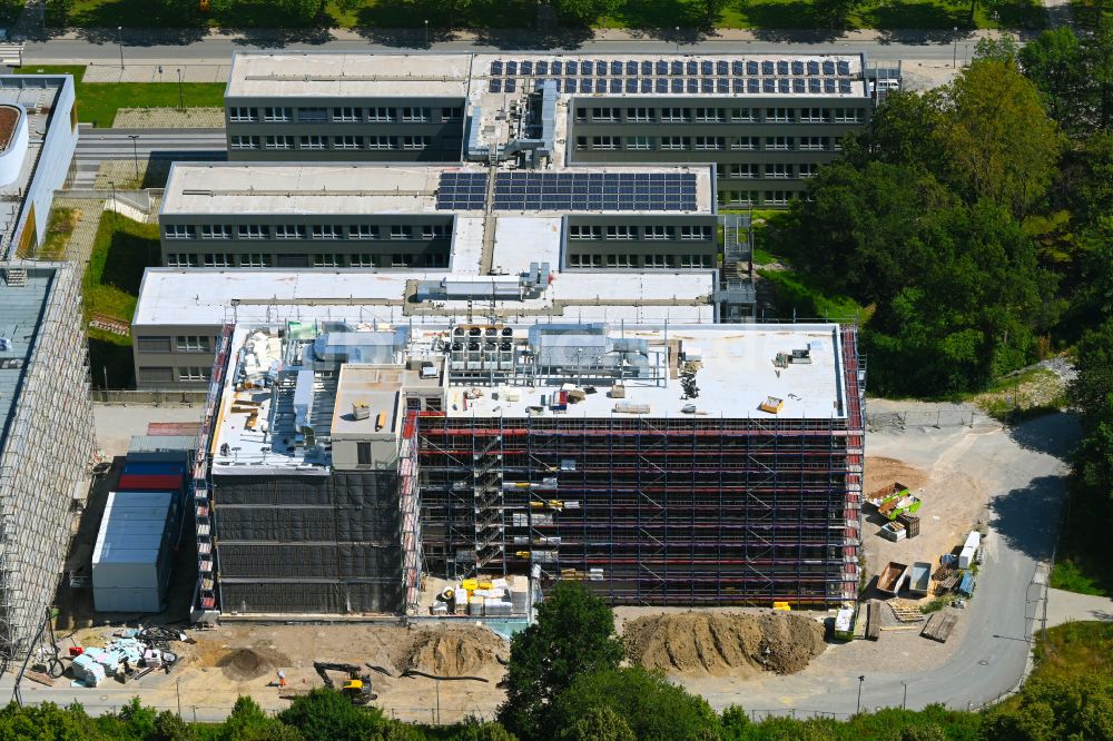 Luftaufnahme Bielefeld - Neubau im Universitäts- Bereich Campus Süd in Bielefeld im Bundesland Nordrhein-Westfalen, Deutschland