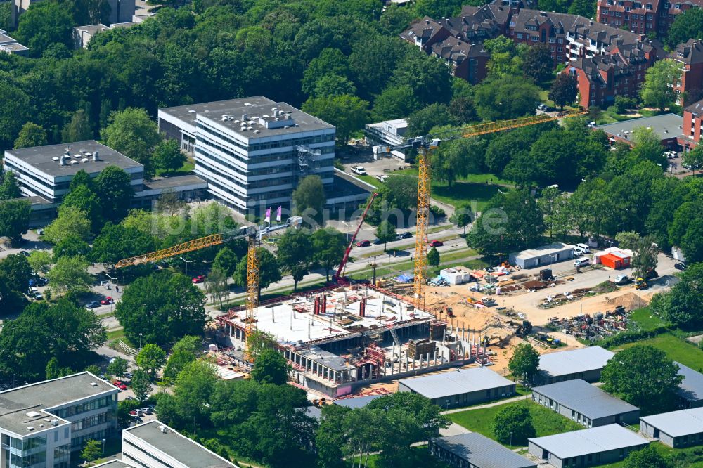 Kiel von oben - Neubau im Universitäts- Bereich CeTEB in Kiel im Bundesland Schleswig-Holstein, Deutschland