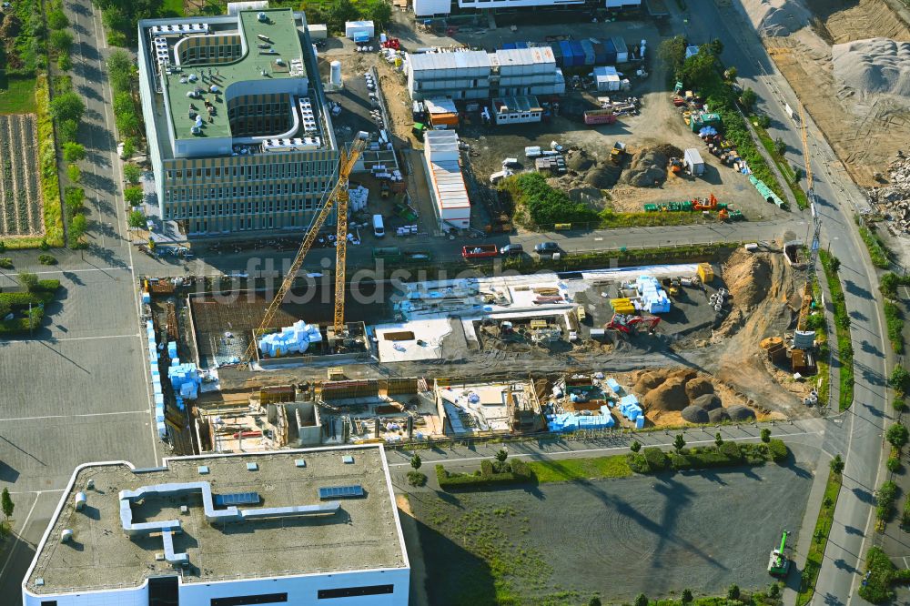 Bonn aus der Vogelperspektive: Neubau im Universitäts- Bereich der Rheinische Friedrich-Wilhelms-Universität Bonn am Campus Poppelsdorf in Bonn im Bundesland Nordrhein-Westfalen, Deutschland