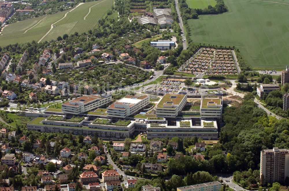 Luftaufnahme Würzburg - Neubau Universitätsklinikum Würzburg