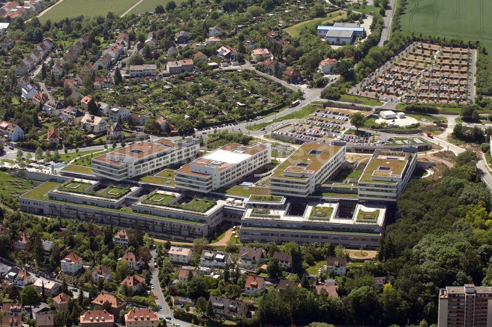 Würzburg aus der Vogelperspektive: Neubau Universitätsklinikum Würzburg