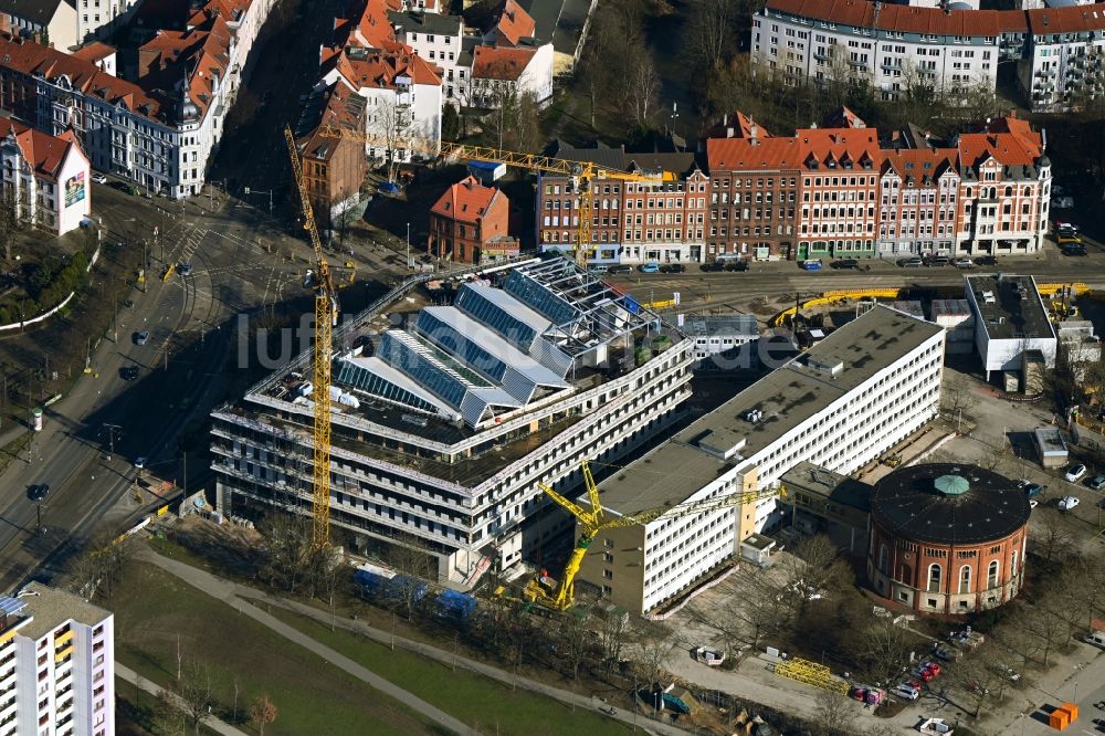 Luftbild Hannover - Neubau des Unternehmens-Verwaltungsgebäude der enercity Konzernzentrale in Hannover im Bundesland Niedersachsen, Deutschland